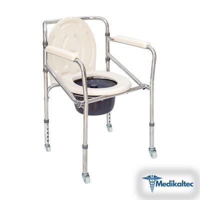 Comfort Plus DM-697 Küçük Tekerlekli Tuvaletli Sandalye (Model 9307)