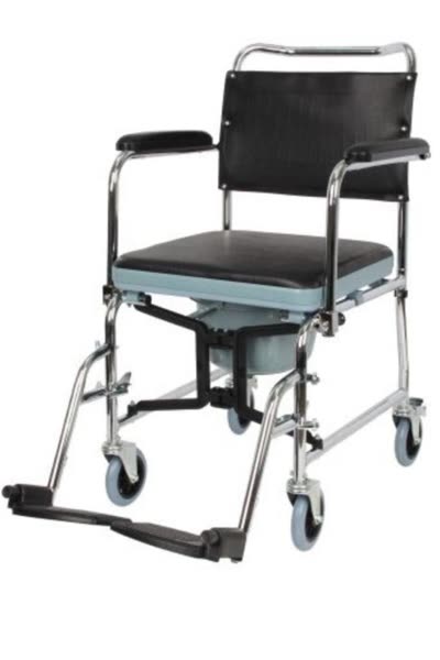 Comfort Plus Klozetli katlanabilir tekerlekli sandalye (Model 2701)